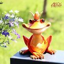 DECO-PLANT Frosch-Knig rot ca. 12,5 cm H | DP-40022