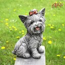 Kretakotta Terrier sitzend, Antiksteinguss H  ca. 27 cm |...