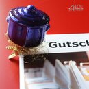 INGE-GLAS Weihnachts-Clip Koch-Topf blau | IG-1-135-13-BL