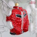 440s Christbaum-Hnger Motorradjacke rot