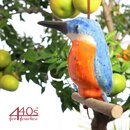 Tangoo Keramik-Eis-Vogel trkis auf Ast hngend | TA-55167