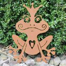 Ferrum Art Design Rostfigur Froschknig ca 38 cm H |...