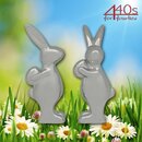 Exner 2er Set Hase mit Osterei ARGENT, Keramik,...