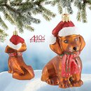 440s Christbaum-Hnger Hund Weihnachts-Dackel braun |...
