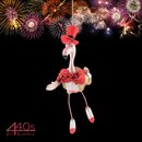 Gift-Company Christbaum-Hnger Flamingo rotem Zylinder...