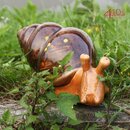 Tangoo Keramik Schnecke mit braunem Haus | TA-62353