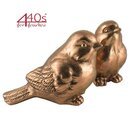 kwoka Vogelpaar Pip und Maz Bronze-Optik ca. 11,5 cm H |...