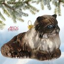 440s Christbaum-Hnger Perser Katze grau | PP-1466-GR