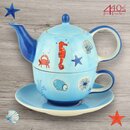 Mila Keramik Tee-Set Tea for One Save the Ocean | MI-992741