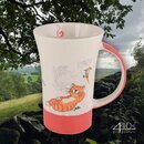 Mila Keramik-Becher Coffee-Pot Oommh Katze Take your Time...