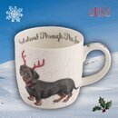 Wrendale Designs Porzellan-Becher Dackel im Schnee |...