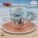 Mila Keramik Espresso-Tasse mit Untere Dolce Vita | MI-88277