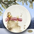 Wrendale Designs Porzellan Dessert-Teller Weihnachts-Ente...